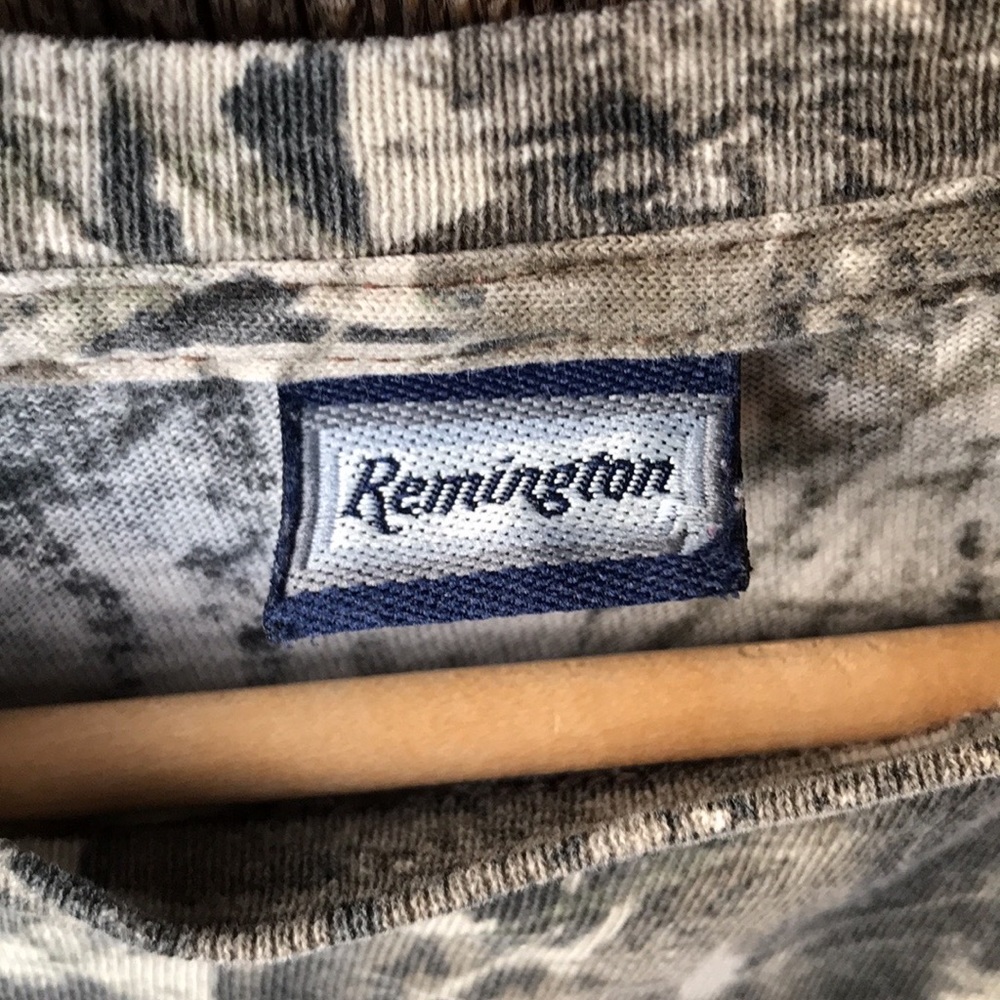 VTG Remington Single Stitch Mossy Oak Camo Long Sleeve T-Shirt, 2X - Picture 7 of 8